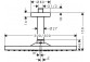 Overhead shower Hansgrohe Raindance E EcoSmart 30 cm square with arm sufitowym chrome 