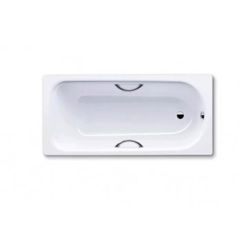 Steel bath Kaldewei Saniform Plus 362-1 160x70 cm, z powierzchnią uszlachetnioną - alpine white