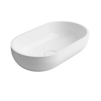Countertop washbasin Emporia Mili 04 60x40 cm - white