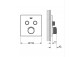Mixer thermostatic Grohtherm SmartControl do obsługi trzech wyjść wody - stainless steel