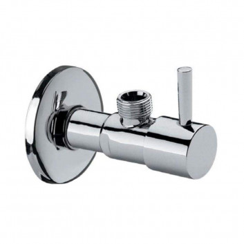 Zawór kątowy regulacyjny round 1/2x3/8'' do washbasin mixer (set 2 szt.) - chrome