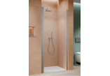 Door shower for recess installation Radaway Nes Black DWJ I 70, transparent, left, 680-710x2000mm, black profil