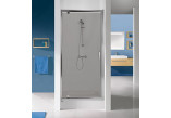 Swing door right DJ/TX5b Sanplast TX 90x190 cm profil chrome, szyba wzór W0
