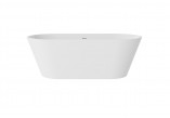 PYTAJ O RABAT ! Bathtub freestanding oval Besco Otylia 160x77cm Retro + legs złote