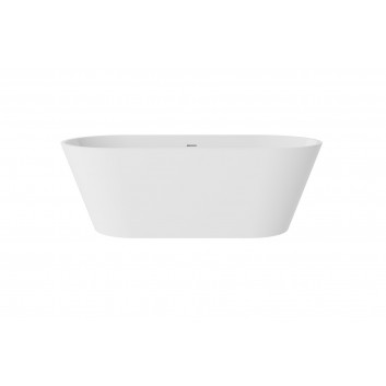 PYTAJ O RABAT ! Bathtub freestanding oval Besco Otylia 160x77cm Retro + legs złote