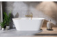 PYTAJ O RABAT ! Bathtub freestanding oval Besco Otylia 160x77cm Retro + legs złote