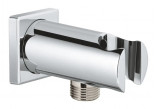 Kolanko shower with handle Grohe Rainshower, brushed hard graphite