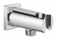 Kolanko shower with handle Grohe Rainshower, brushed hard graphite