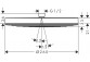 Overhead shower/ Shower head Hansgrohe Croma Ø 220 mm EcoSmart with ball joint DN15