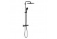 Shower system Grohe Tempesta with thermostat for wall mounting, with head shower okrągłą 25 cm - matte black