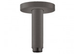 Ceiling mount for showerhead Hansgrohe S 100 mm DN 15 - black brushed chromee