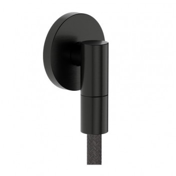 Hose connection Hansgrohe FixFit S with handle - brushed bronze