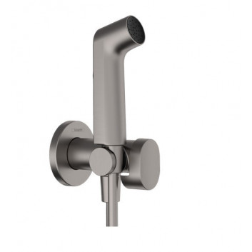 Shower head Hansgrohe Bidette 1jet S EcoSmart with mixer, uchwytem i wężem shower 125 cm - gold optyczny polerowany