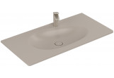 Vanity washbasin Villeroy & Boch Antao rectangular 100x50 cm, z ukrytym overflow, Almond CeramicPlus