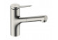 Kitchen faucet Hansgrohe Metris Select M71, single lever 320, 1jet - stainless steel, finish
