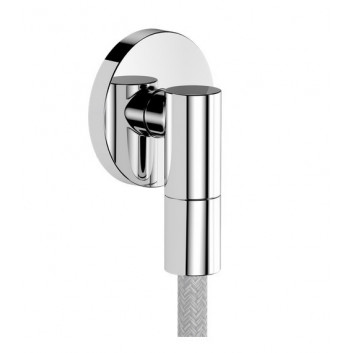 Hose connection with handle, Hansgrohe FixFit S - Chrome