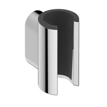 Przyłącze wody Hansgrohe FixFit Q, with handle shower - black brushed chromee