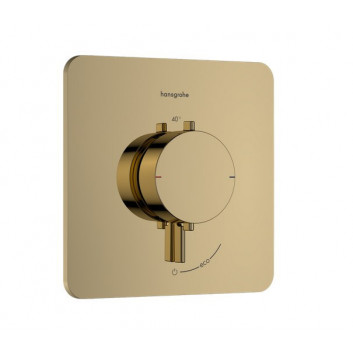 Mixer thermostatic Hansgrohe Ecostat Comfort E do 1 odbiornika, concealed - gold optyczny polerowany
