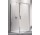 Door swivel Novellini Lunes G 66-72 cm, silver profile, transparent glass