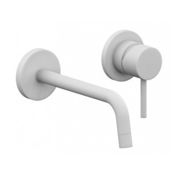 Washbasin faucet concealed, zintegrowana, Paffoni Rubinetterie Light - Brushed steel