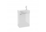 Cabinet vanity Defra Faro D40 hanging with door, width 40 cm - lakier white shine 