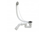 Set drain Polysan with inlet, długość 775mm, korek automatyczny 72mm - white