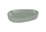 Vanity washbasin Villeroy & Boch Antao oval 65x40 cm, , without overflow, with coating CeramicPlus - zielona (Morning Green)