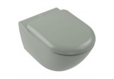 Bowl wall-hung WC Villeroy&Boch Antao, 56x37 cm, bez kołnierza, CeramicPlus - zielona (Morning Green)