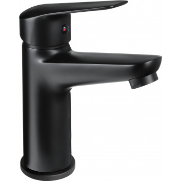 Washbasin faucet tall Deante Boro single lever - black