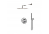 Bath tap concealed 4-hole - chrome