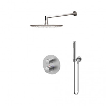 Bath tap concealed 4-hole - chrome