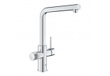 Kitchen faucet Grohe Blue Pure Minta filtrująca with pull-out spray - chrome