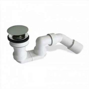 Villeroy & Boch Dodatki Zawór Push-to-Open bez funkcji przelewu (cover odpływu White & Chromee), 145 x 275 x 114 mm, Chrome