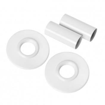 Set maskujący Invena double - white 