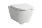 Bowl WC wall-hung short Laufen Lua ADVANCED, 52x36cm, rimless ,bezrantowa,