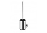 Brush WC Stella Classic tall freestanding (metalowy container, wkład of plastic) - brushed steel