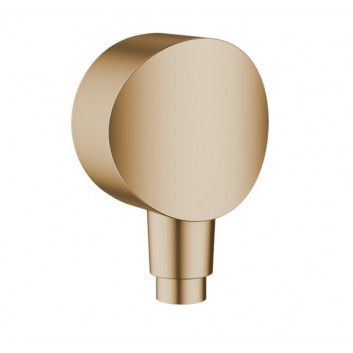 Shut-off valve Hansgrohe Fixfit S ze złączem of plastic, gold optyczny polerowany