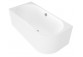 Corner bathtub 145x145x50cm Polysan FLOSS, white