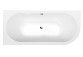 Corner bathtub 145x145x50cm Polysan FLOSS, white