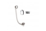 Set drain do bathtub Polysan, klik-klak, długość 900mm, korek 72mm - chrome