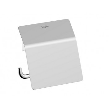 Toilet paper holder Hansgrohe AddStoris witk shelf - chrome