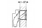 Set with hole do włożenia tabletek Geberit Kombifix Duofresh, do spłuczki concealed Sigma 12 cm