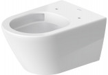 Bowl toilette hanging Duravit D-Neo Rimless, 54x37cm, bez rantu spłukującego, 4,5 l, UWL klasa 1, white