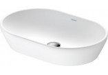 Countertop washbasin Duravit D-Neo, 40cm, round, without overflow, without tap hole, white