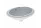 Geberit Variform Under-countertop washbasin, oval, 49.5cm, z overflow, without tap hole
