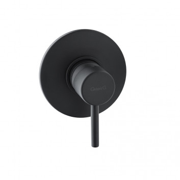 Washbasin faucet Giulini Giovanni Futuro 2-hole, concealed, długość wylewki 20 cm - black mat