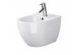 Bowl zawieszana with seat slim Cersanit Zen Pro Oval, 52,5x35,5cm, with soft-close WC seat Duroplastową Moonway Spot Slim - white