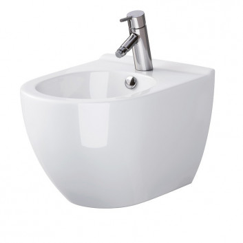 Bowl zawieszana with seat slim Cersanit Zen Pro Oval, 52,5x35,5cm, with soft-close WC seat Duroplastową Moonway Spot Slim - white