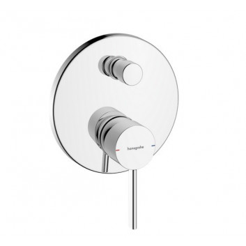 Bidet mixer Hansgrohe Zesis S single lever with pop-up waste with pull-rod - chrome