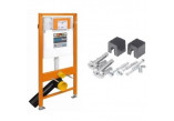 Frame samodzielny WC 50x820 cm JomoTech SLS WERIT ze spłuczką i spłukiwaniem dwudzielnym